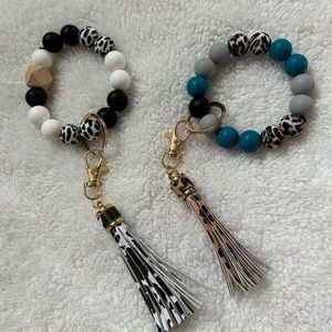 Handmade Wristlet keychains